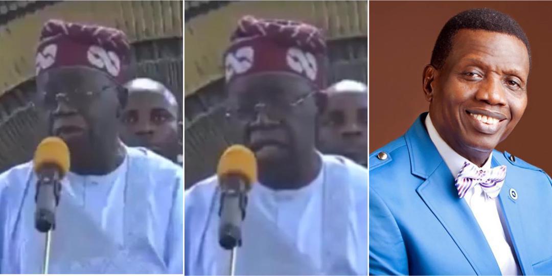 “Pastor Adeboye called me Abraham, said I'm the father of the nation” - Tinubu