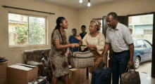 Drama as a lady fights her own family over a man