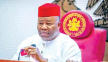 "When they realised they couldn't talk about projects, good laws, subsidy removal, they recruited boys to cause mayhem" — Akpabio
