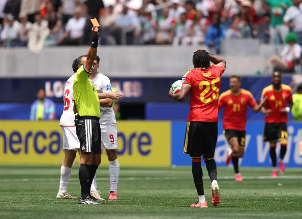 Courtois saves earn 10-man Belgium point against Iran