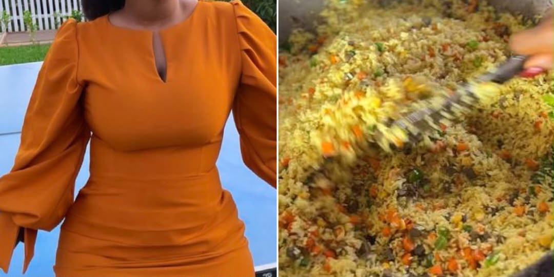 “I didn’t know the rice had spoiled” - Lady cries out after serving spoiled food to husband’s Canadian friend