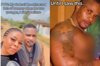 Lady left stunned after seeing old photos of her father as a young man