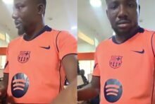 Drama as man refuses to leave bank branch over alleged ₦5m stuck funds, demands answers from staff
