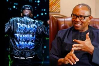 Peter Obi applauds Davido’s ‘Bring Them Home’ World Cup protest outfit