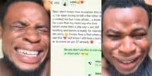 Man breaks down after girlfriend ends relationship over marriage concerns