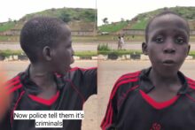 “Shey na police they be?” – Boy questions officers after robbery victim was stabbed and suspect rescued
