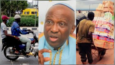 "Ban okada riders, wheelbarrow pushers, beggars" — Primate Ayodele tells Lagos State Governor