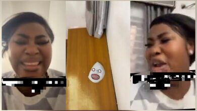 "What is this..." — Lady cries out after discovering strange mask in her parlour