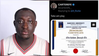 "First Class Upper doesn’t exist here" — Babcock University to sue Carter Efe over alleged certificate forgery
