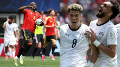 Egypt denied historic World Cup win by Belgium own goal
