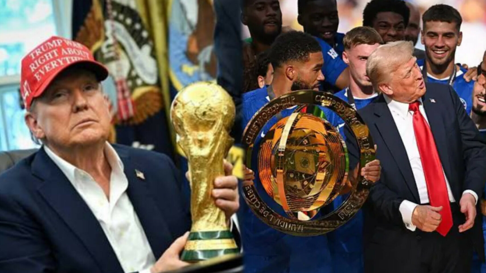 Trump to present World Cup title to winners during final
