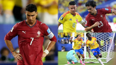 Colombia tame Ronaldo's Portugal to top Group K after stalemate