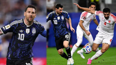 Messi scores from bench, breaks more records in Argentina win over Jordan