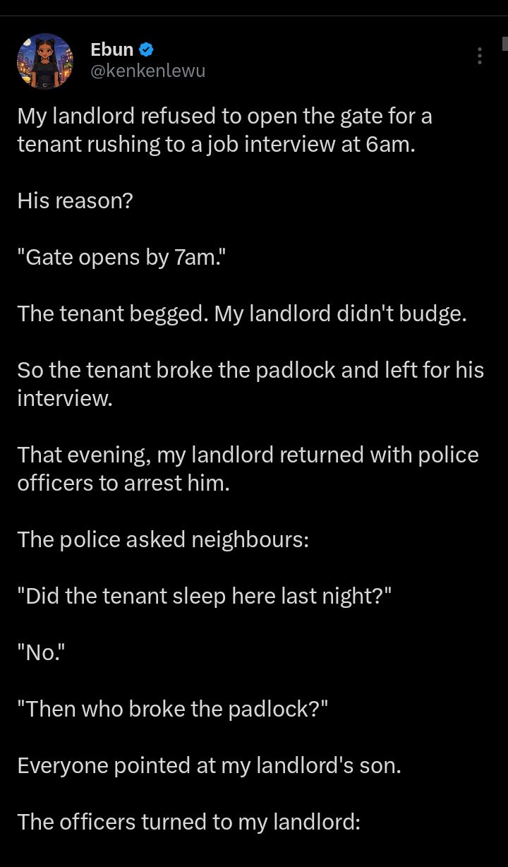 “Sir, this isn’t the story you told us” — Landlord fined ₦10
