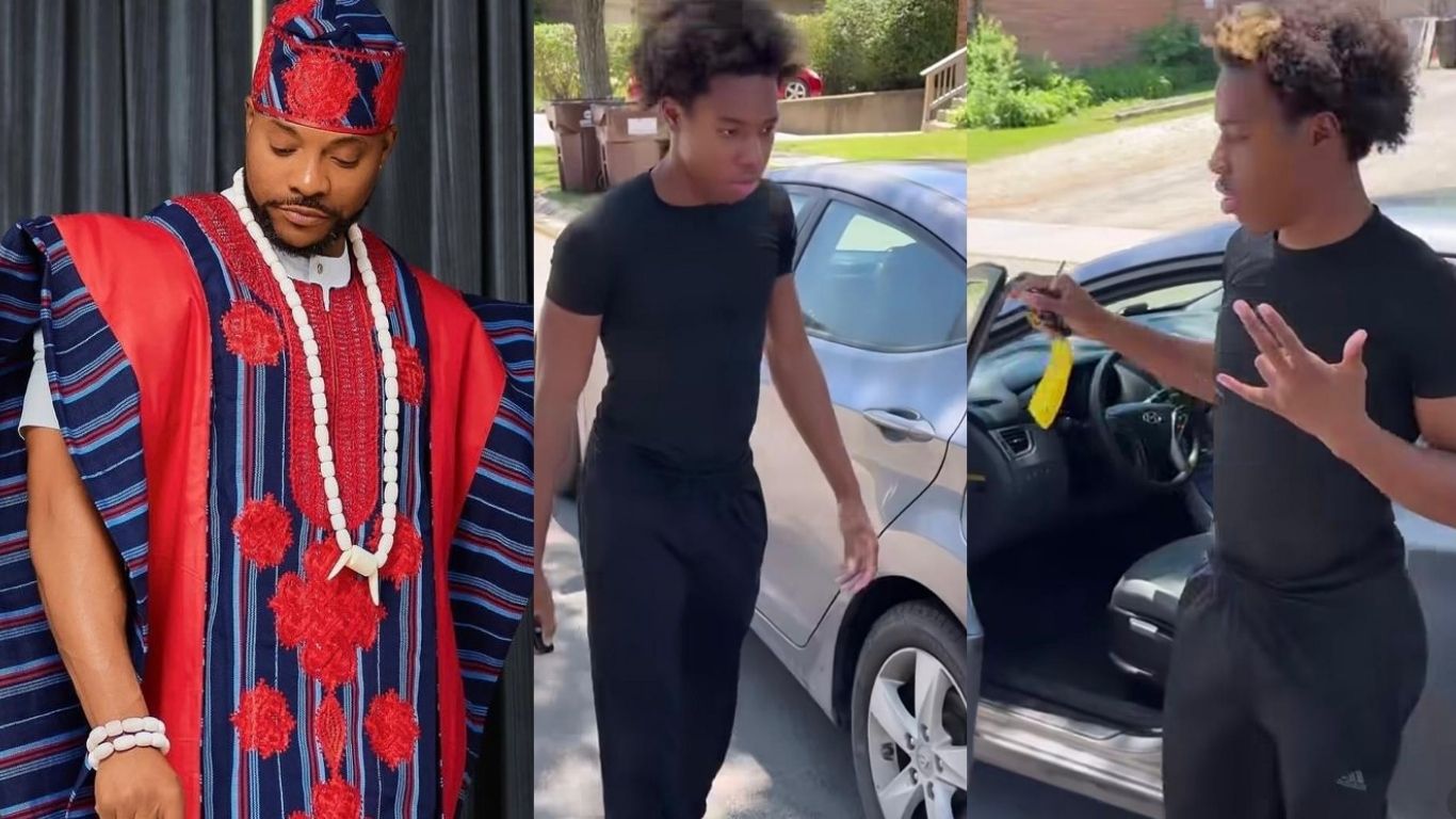 Bolanle Ninalowo surprises son with brand-new car following graduation