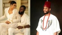 “He had to dress his friend for the last time” – Yomi Casual’s wife shares heartbreaking tribute to Alexx Ekubo