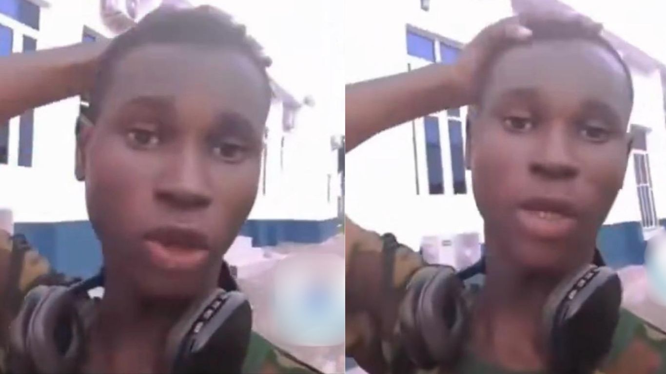 “Na to go learn mechanic” – Young soldier laments hardship, begs Nigerians to support troops