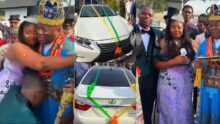“We already gave them a Range Rover” – Heartwarming moment as groom’s father gifts son another car, 2 plots of land in Banana Island