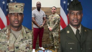 Joseph Momodu officially joins U.S. Army, dedicates achievement to late father