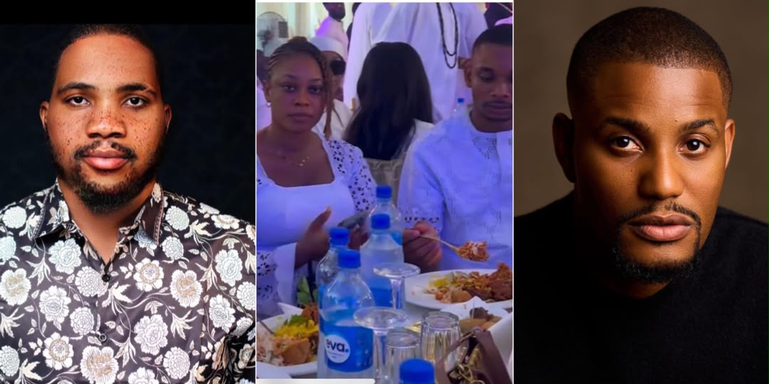 “There’s nothing worse than this” – Man blasts guests for eating at Alexx Ekubo’s funeral