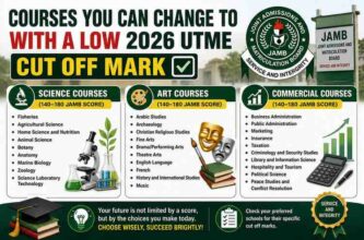 courses-you-can-change-to-with-a-low-2026-jamb-cut-off-mark