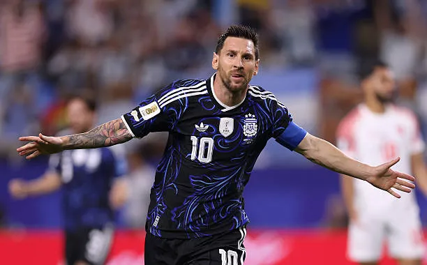 Messi scores from bench, breaks more records in Argentina win over Jordan