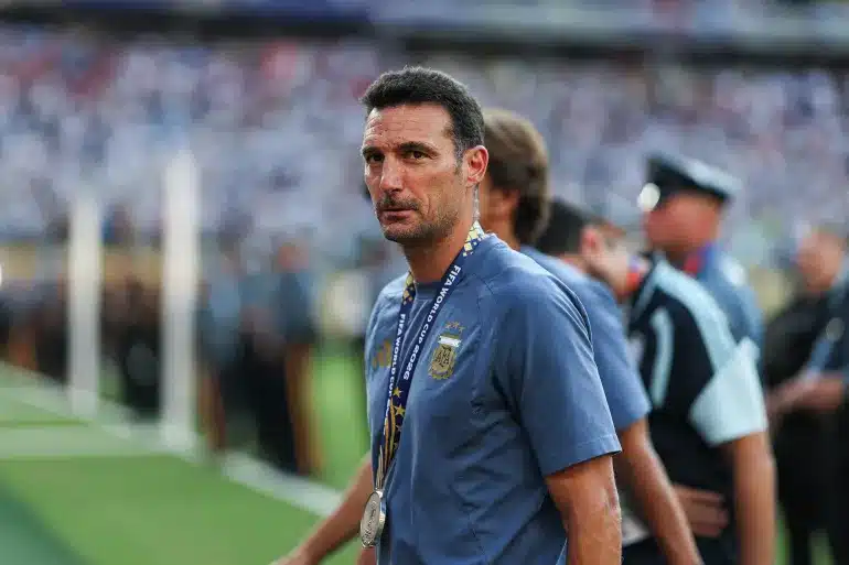 Tearful Scaloni casts doubt over Argentina future after World Cup final defeat