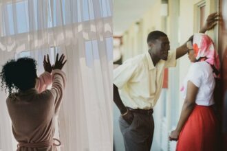 “Na you no wan collect am” — Lady recounts packing everything she bought after boyfriend locked her out