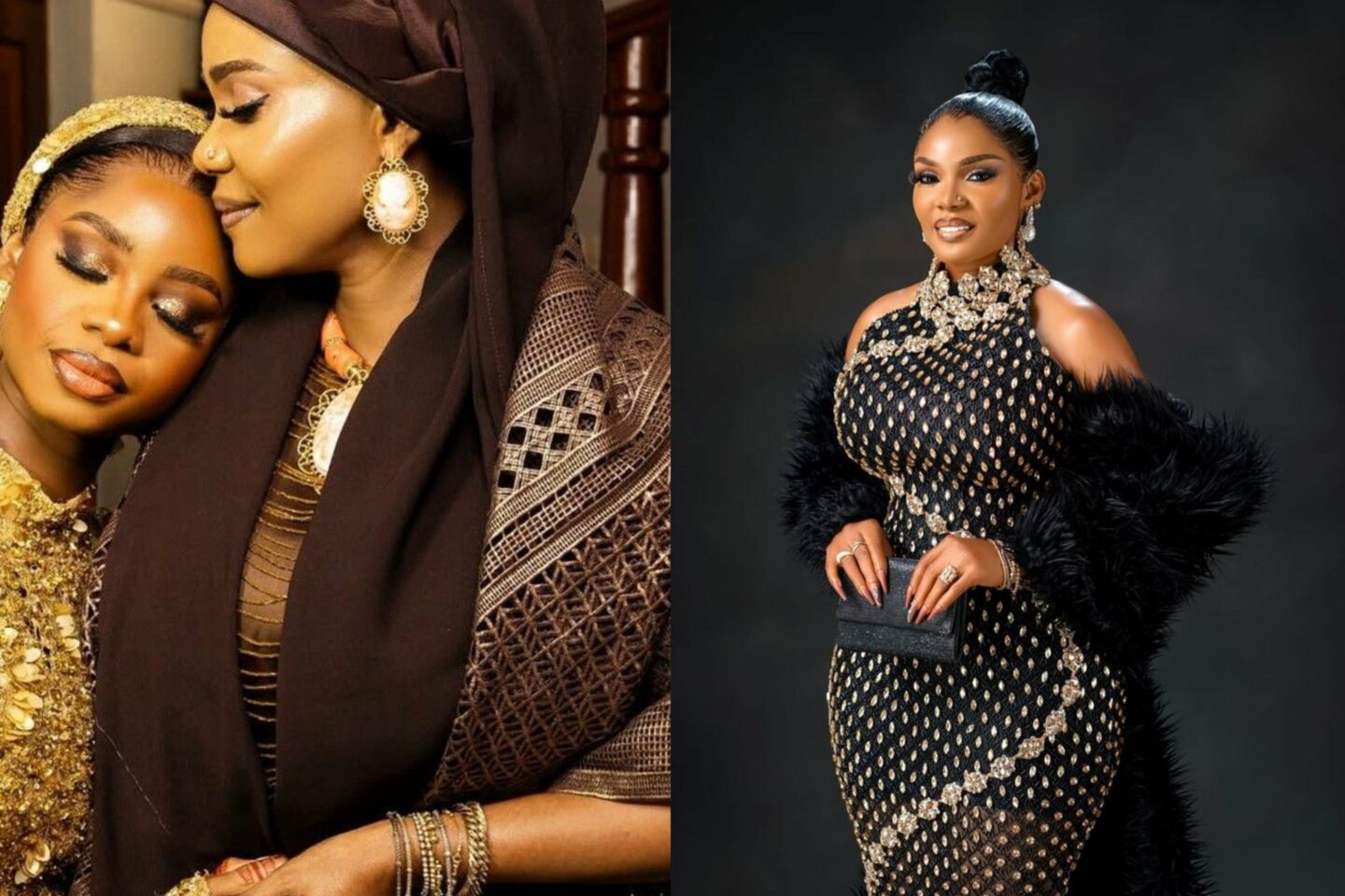 "Her father is not dead" – Iyabo Ojo defends ex-husband's role at daughter's wedding