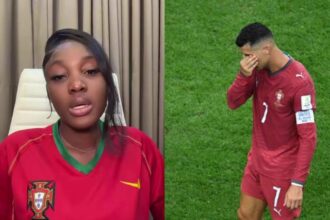 "Today might be the last time we'll see you in the big World Cup stage..." — Lady sends emotional farewell message to Cristiano Ronaldo