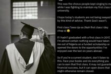 “If I hadn’t graduated with a first class...” — Man recounts how it opened doors to funded scholarship abroad