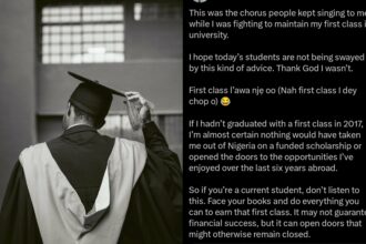“If I hadn’t graduated with a first class...” — Man recounts how it opened doors to funded scholarship abroad