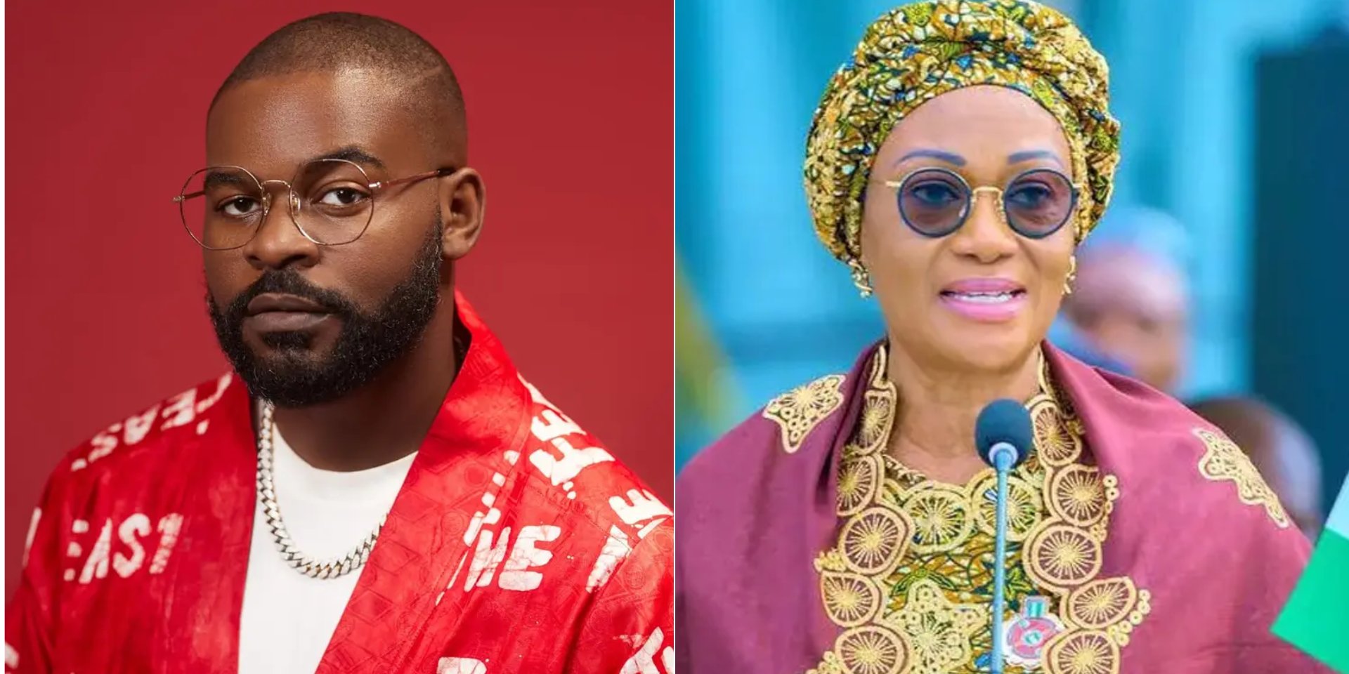 Falz Criticises first lady's 'pressure' remark, questions government priorities
