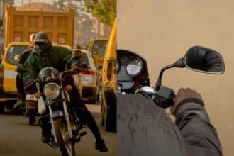 “It's not my fault” — Lady refuses to pay bike rider's hospital bills after delivery ends in accident