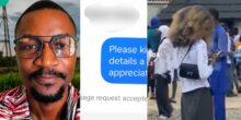 Man shares chat with viral graduate who was criticised for her wig, screenshot goes viral