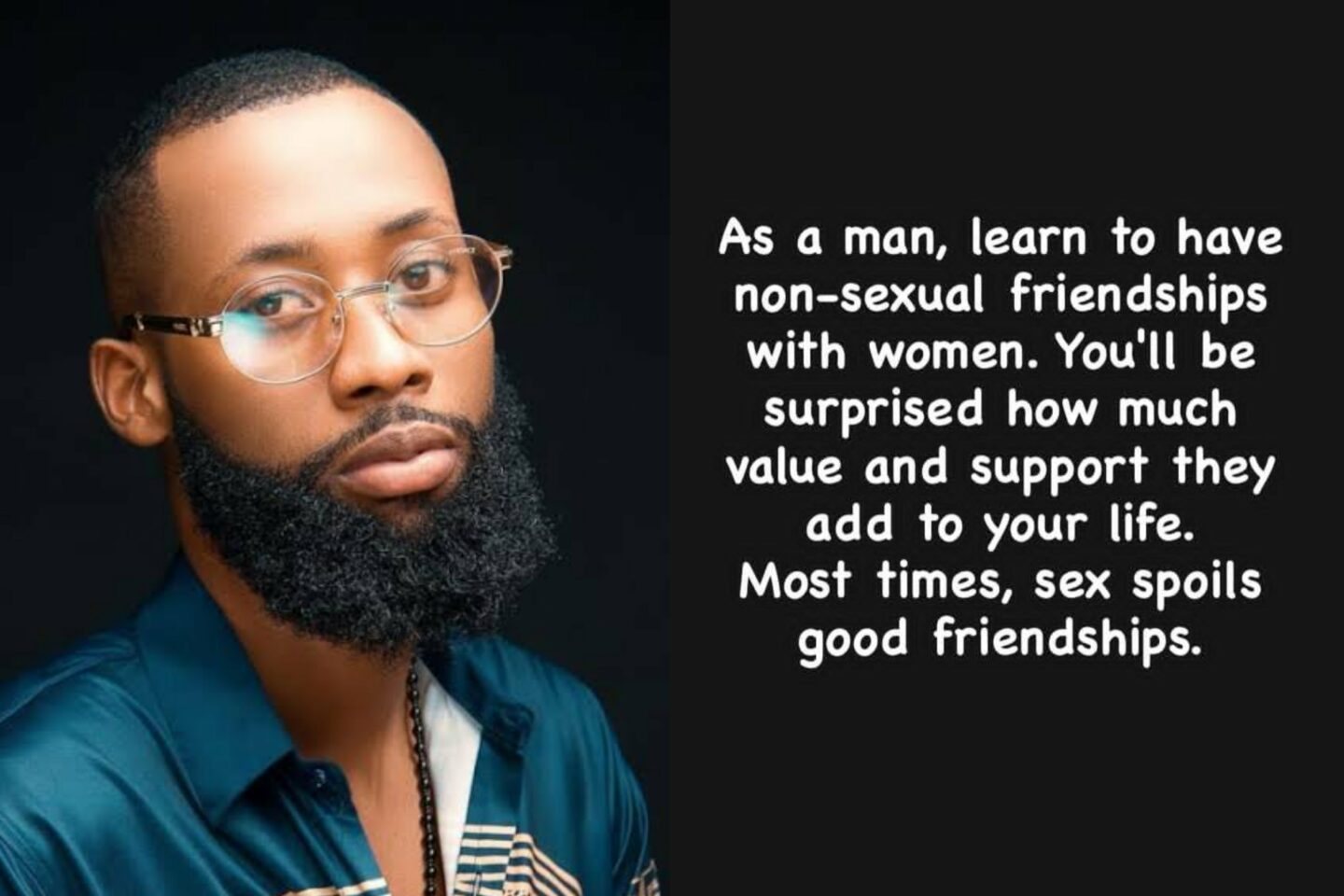 “Sex spoils good friendships” — BBNaija's Tochi advises men to keep female friendships platonic