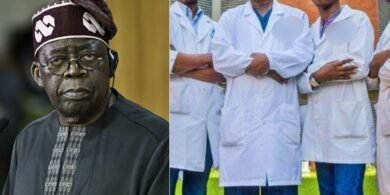 Tinubu health workers abroad home