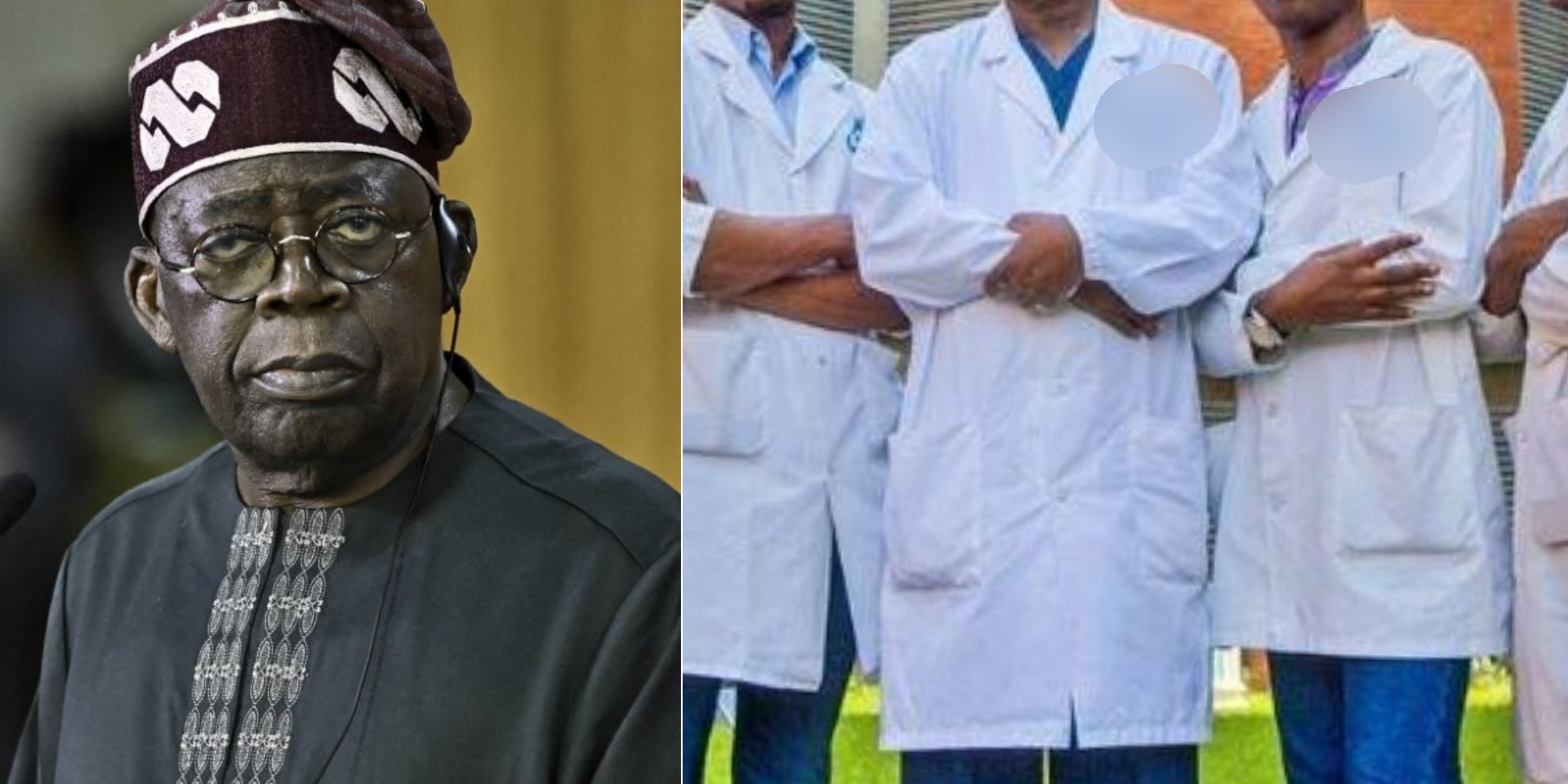Tinubu health workers abroad home