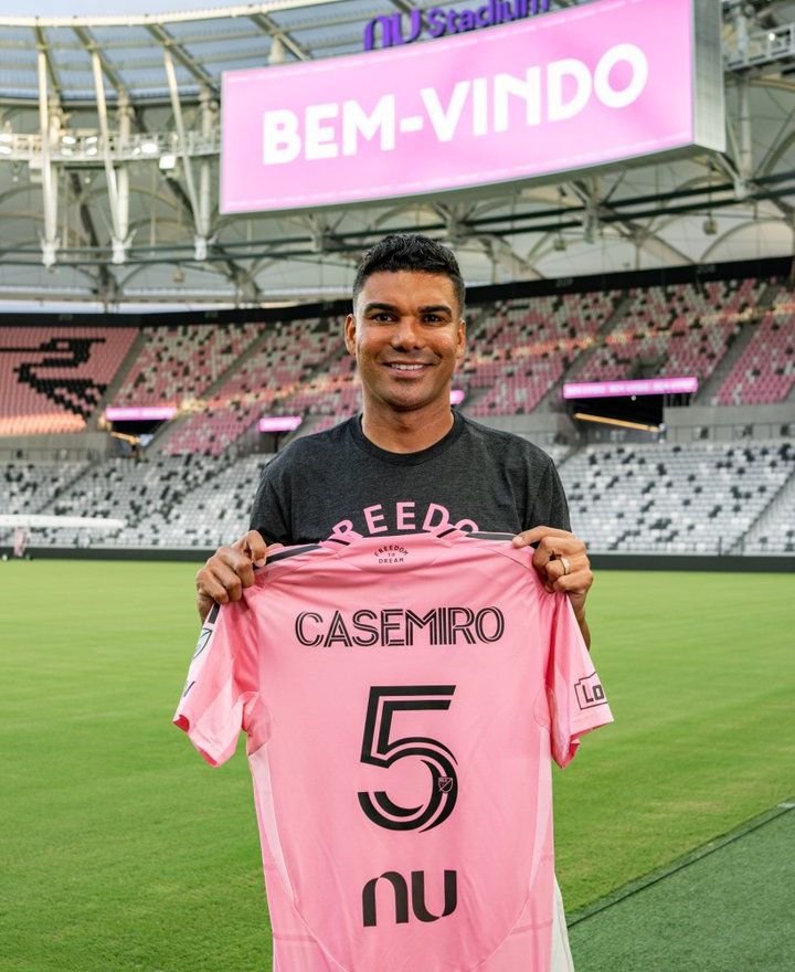 Casemiro officially joins Inter Miami after leaving Manchester United