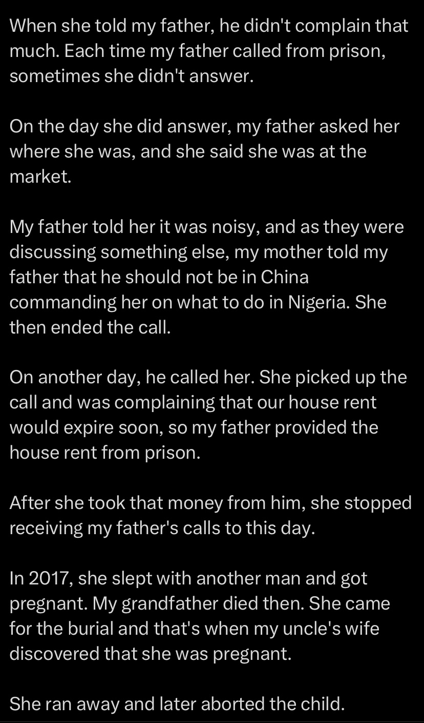 "I'll never take care of my mother” - 21-year-old man cries out