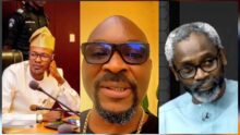 "This thing don dey smell" — Isaac Fayose blasts FG, Gbajabiamila over Adeyemi's saga