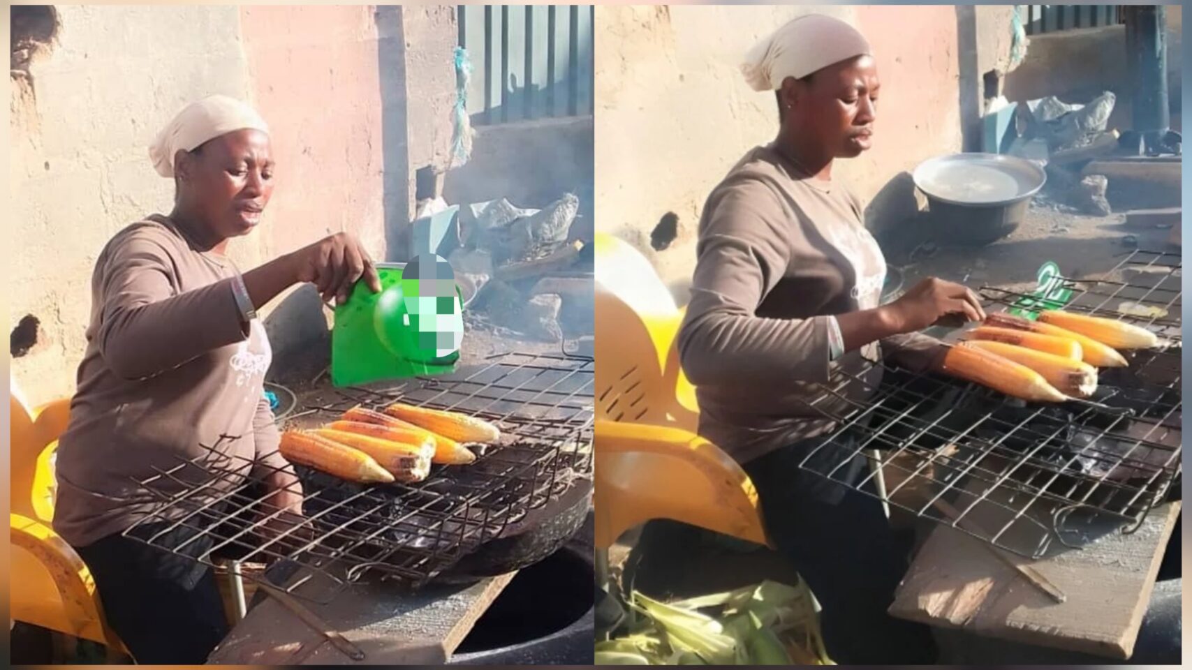 I make ₦750k every month selling roasted corn — Roadside corn seller reveals