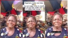 "I make N2.5m, I come dey under sun?" — Woman who claimed she made N2.5m from roasting corn denied earlier claim