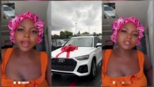 "My mom, friends said I should return the car" — Lady speaks after her talking-stage man gifted her a car