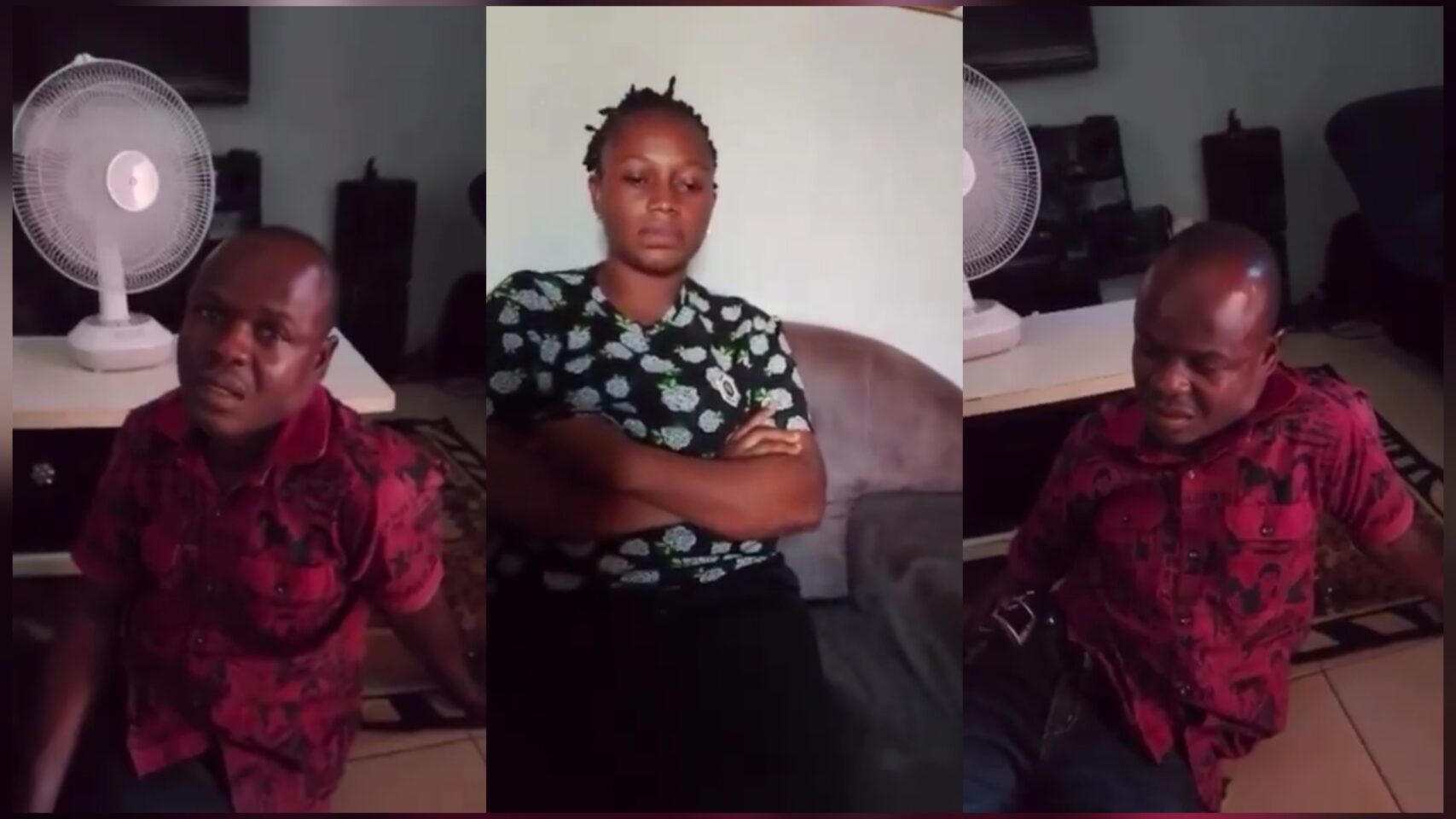 VIDEO: I caught him having sex with my wife — Man shares video of his wife and her lover
