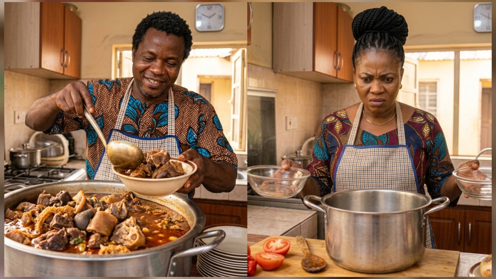 "Don't allow your husband serve himself soup" — Woman tells women