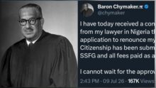 Nigerian-born UK lawyer Baron moves to resource his Nigerian citizenship