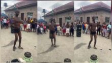 Viral video of alleged gas cylinder thief gets people talking