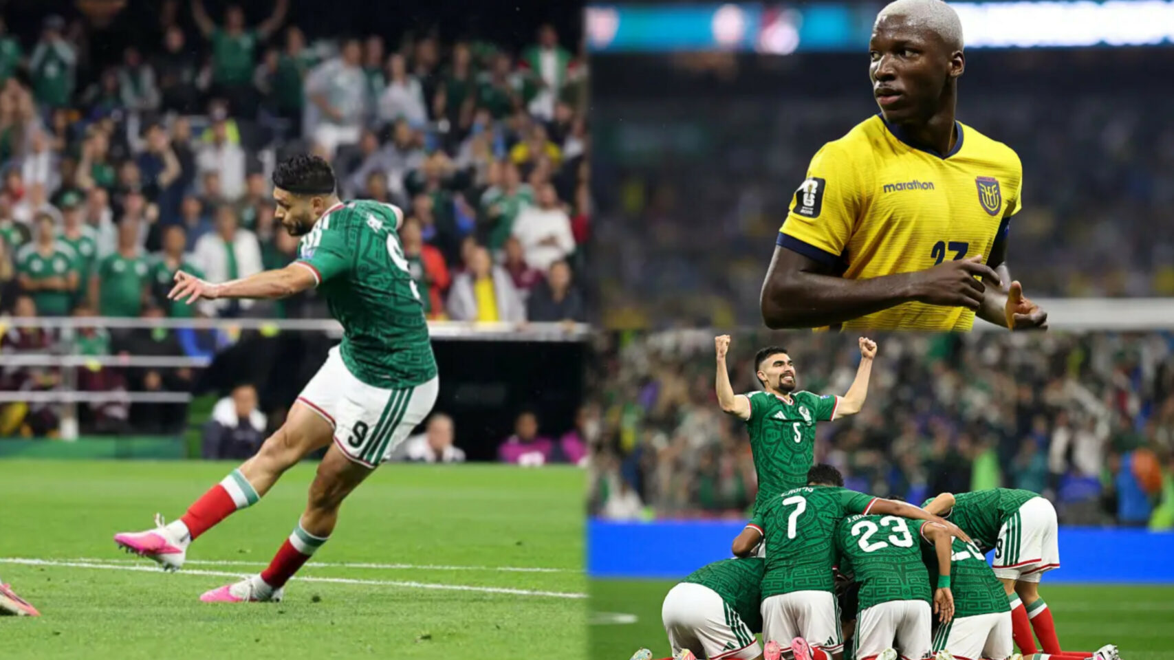 Mexico book last-16 place after easing past Ecuador