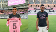 Casemiro officially joins Inter Miami after leaving Manchester United